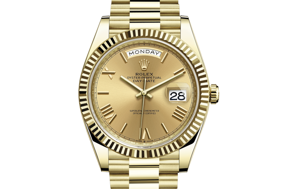 ROLEX DATE DAY 40 MM YELLOW GOLD