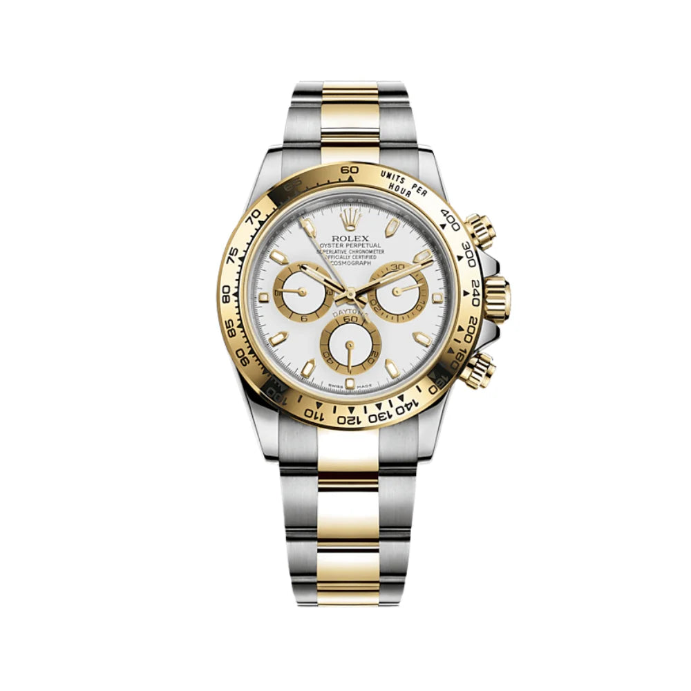 DAYTONA Stainless Steel 100%, Yellow Gold 100%